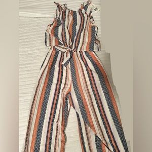 ⭐️ Blue white and red Jumpsuit Size M